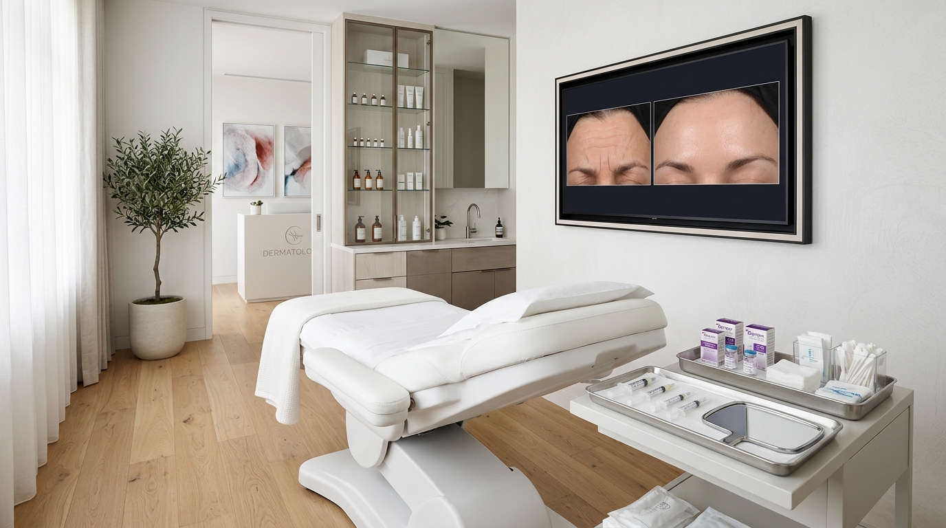 ボトックス前後 — 皮膚施術ガイド