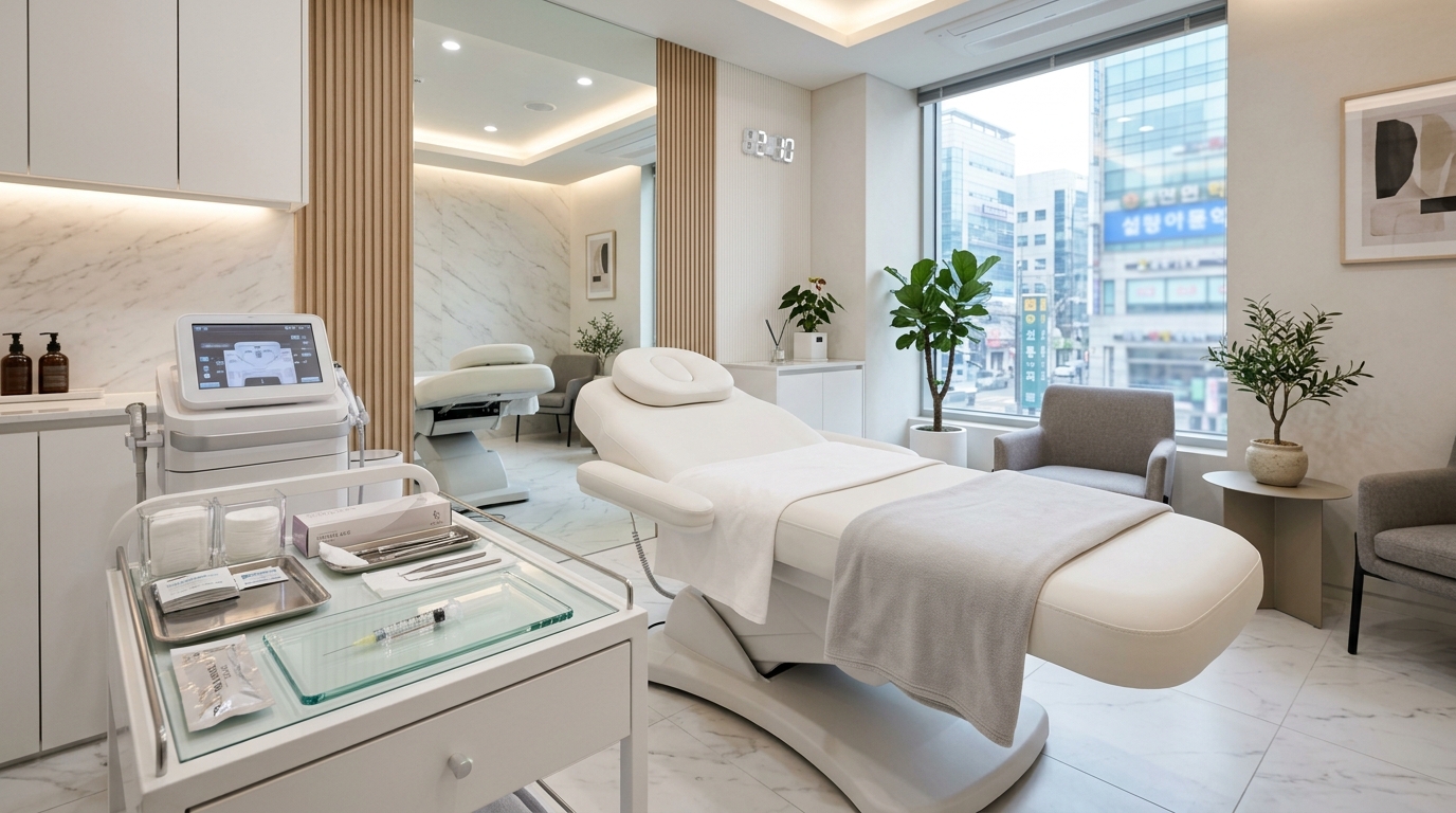 宣陵駅フィラー — 皮膚施術ガイド