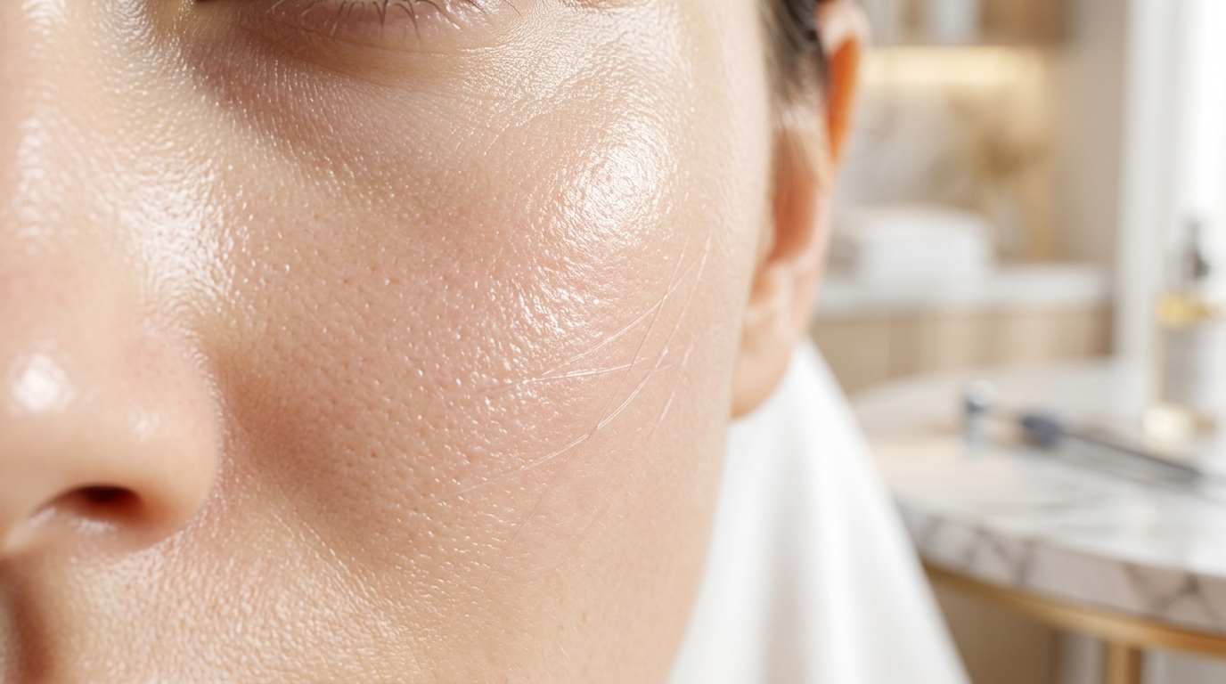 Extreme close-up macro photography of healthy, glo